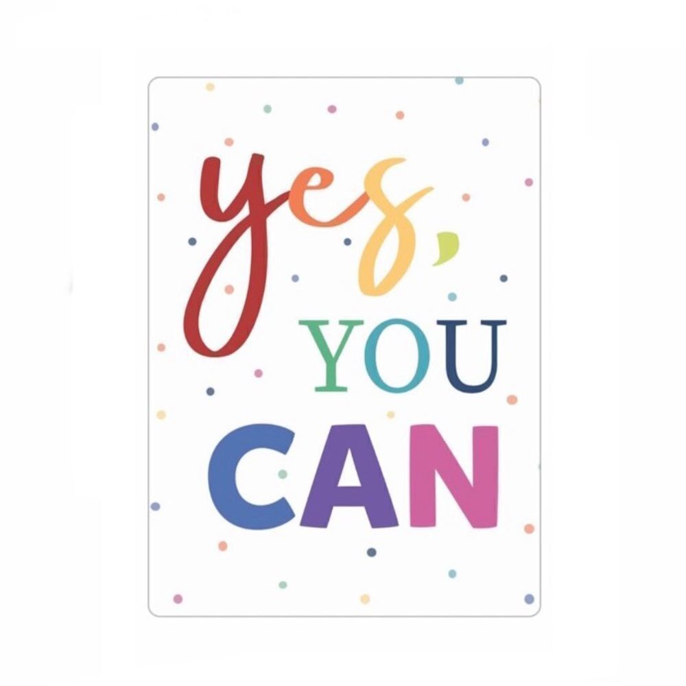 “Yes, You Can” Inspirational Magnet